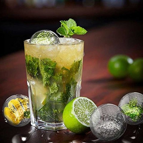 FORMA SILIKONOWA NA 6 KUL LODOWYCH DO DRINKÓW NAPOJÓW Alpenburg