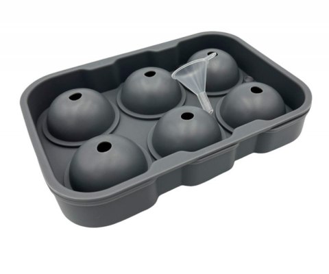 FORMA SILIKONOWA NA 6 KUL LODOWYCH DO DRINKÓW NAPOJÓW Alpenburg