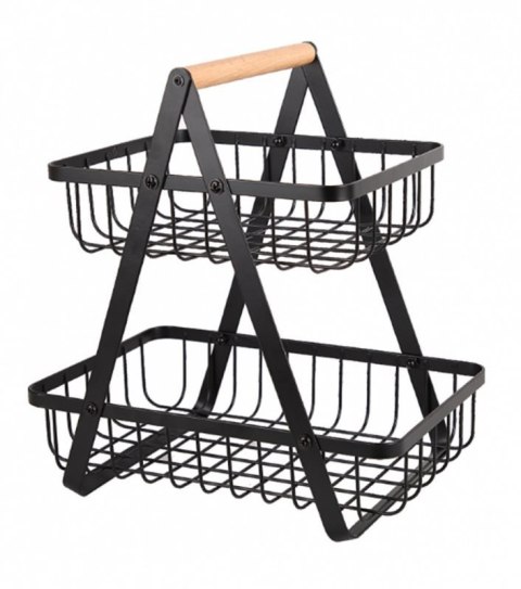 KOSZYK PIĘTROWY NA OWOCE PRZYPRAWY LOFT E-8084 Elitehoff