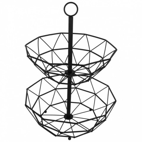 KOSZYK PIĘTROWY PATERA NA OWOCE LOFT 2533 Krisberg