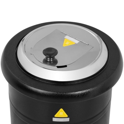 Kociołek termos garnek elektryczny do zupy 13 l 600 W czarny Royal catering