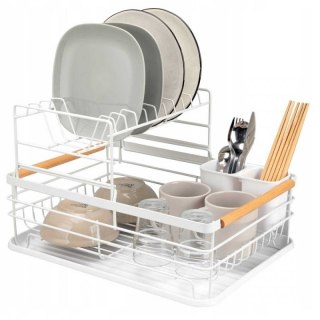 SUSZARKA DO NACZYŃ Z OCIEKACZEM I TACĄ E-8078 Elitehoff