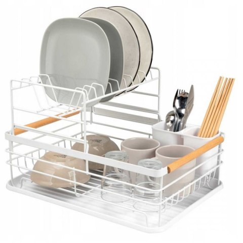 SUSZARKA DO NACZYŃ Z OCIEKACZEM I TACĄ E-8078 Elitehoff