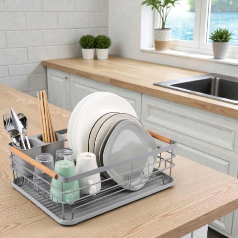 SUSZARKA DO NACZYŃ Z OCIEKACZEM I TACĄ E-8087 Elitehoff