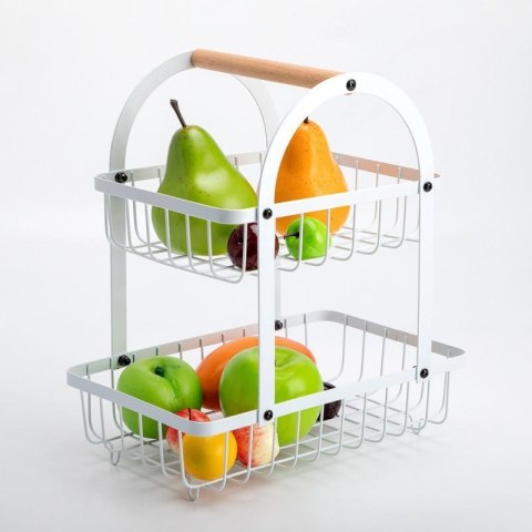 KOSZYK PIĘTROWY NA OWOCE PRZYPRAWY LOFT E-8111 Elitehoff