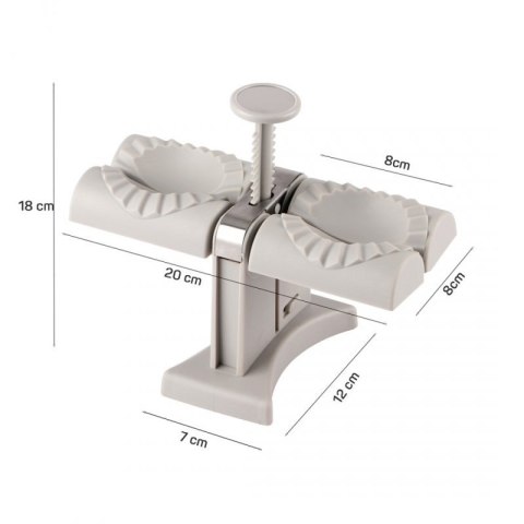 PODWÓJNA MASZYNKA FORMA DO LEPIENIA PIEROGÓW E-6281 Elitehoff