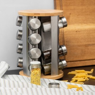 STOJAK OBROTOWY NA PRZYPRAWY 16 POJEMNIKÓW 2734 Brunbeste