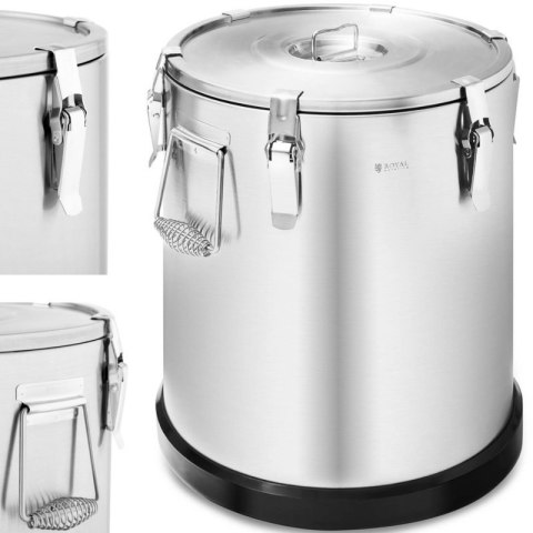 Termos pojemnik termiczny gastronomiczny do transportu żywności STAL 36 l Royal catering