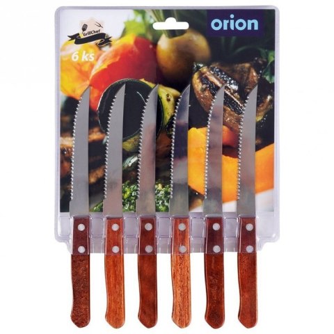 ZESTAW NOŻY DO STEKÓW BURGERÓW 6 szt. 831102 Orion