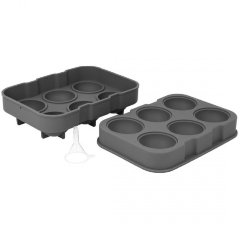 FORMA SILIKONOWA NA 6 KUL LODOWYCH DO DRINKÓW NAPOJÓW 3159 Brunbeste