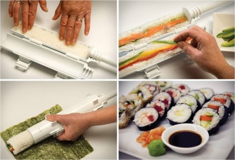 MASZYNKA DO ROBIENIA SUSHI ROLLER BAZOOKA 3294 Brunbeste