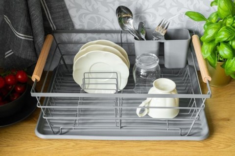 SUSZARKA DO NACZYŃ Z OCIEKACZEM I TACĄ 2346 Brunbeste
