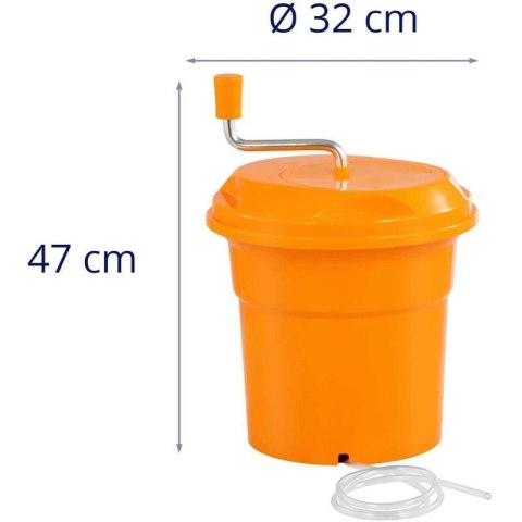 Wirówka do suszenia sałaty ręczna 12 l Royal catering