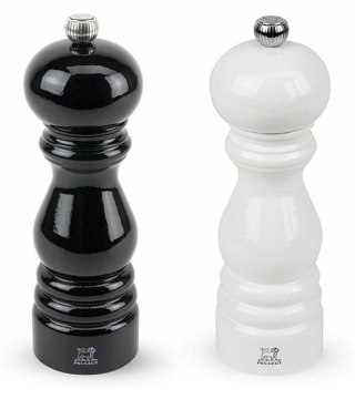 Zestaw młynków, 18 cm, czarny, biały, Paris Peugeot