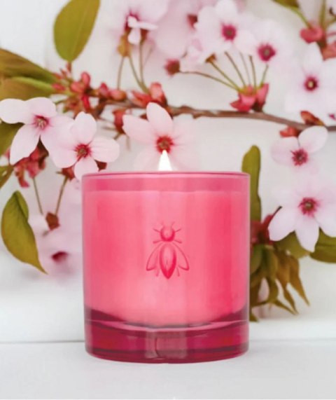 Abeille Świeca Zapachowa Kwiat Wiśni, Jeżyna, Paczula La rochere