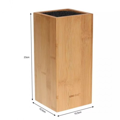 BAMBUSOWY BLOK STOJAK NA NOŻE KUCHENNE KINGHOFF KH-1559 Kinghoff