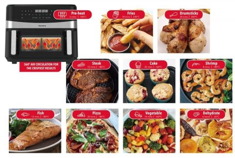 FRYTOWNICA BEZTŁUSZCZOWA 9L KLAUSBERG KB-7717 Klausberg