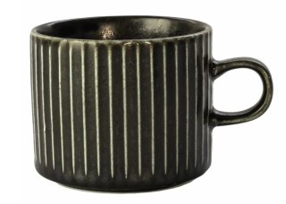 Filiżanka, 90 ml, grafitowa, Plisse Verlo