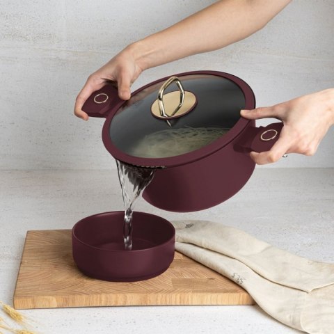 GARNEK TYTANOWY Z POKRYWĄ 30cm BERLINGER HAUS BH-8043 LEONARDO Berlinger haus