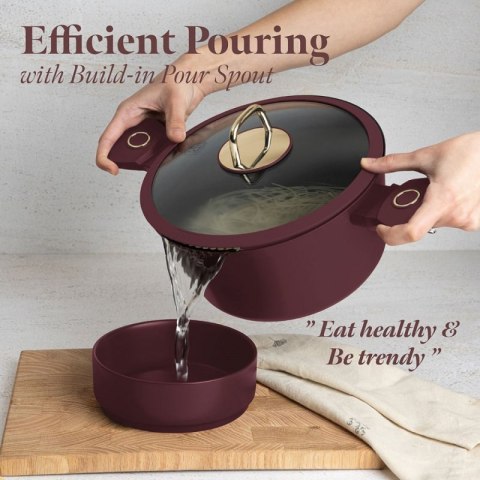 GARNEK TYTANOWY Z POKRYWĄ 30cm BERLINGER HAUS BH-8043 LEONARDO Berlinger haus