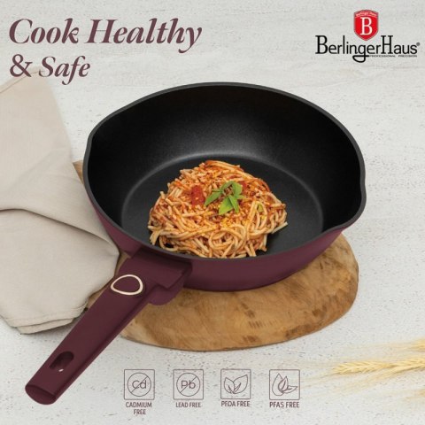 GŁĘBOKA PATELNIA TYTANOWA 28cm BERLINGER HAUS BH-8031 LEONARDO Berlinger haus