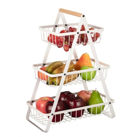 KOSZYK PIĘTROWY NA OWOCE PRZYPRAWY LOFT E-8178 Elitehoff