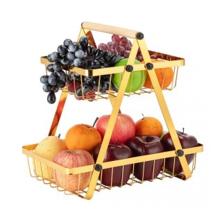 KOSZYK PIĘTROWY NA OWOCE PRZYPRAWY LOFT E-8180 Elitehoff
