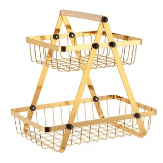 KOSZYK PIĘTROWY NA OWOCE PRZYPRAWY LOFT E-8180 Elitehoff