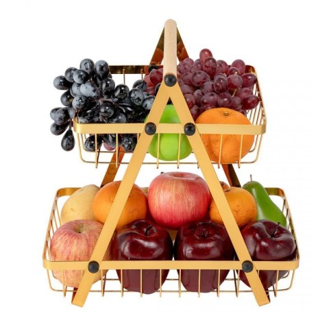 KOSZYK PIĘTROWY NA OWOCE PRZYPRAWY LOFT E-8180 Elitehoff