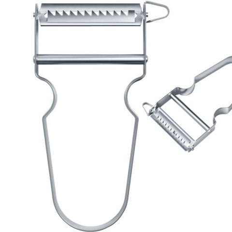 Obieraczka do warzyw owoców z ostrzem Julienne STAR - srebrna Victorinox