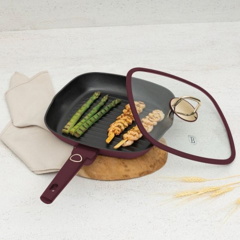 PATELNIA GRILLOWA TYTANOWA Z POKRYWĄ 28cm BERLINGER HAUS BH-8037 LEONARDO Berlinger haus