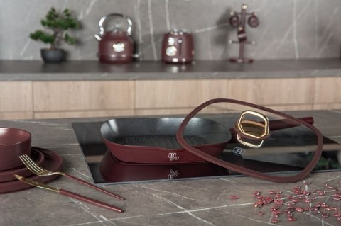 PATELNIA GRILLOWA TYTANOWA Z POKRYWĄ 28cm BERLINGER HAUS BH-8037 LEONARDO Berlinger haus