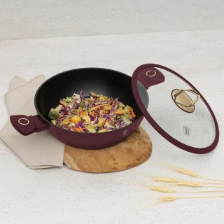 PŁASKI GARNEK TYTANOWY Z POKRYWĄ 28cm BERLINGER HAUS BH-8038 LEONARDO Berlinger haus