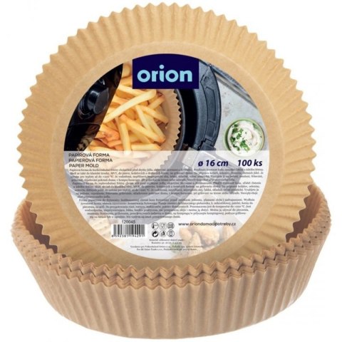WKŁAD PAPIEROWY DO FRYTOWNICY 16cm 100szt. 120045 Orion