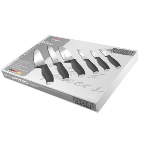 ZESTAW 6 NOŻY KUCHENNYCH BERLINGER HAUS BH-2947 ANTRACIT Berlinger haus