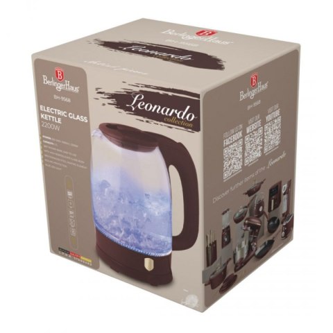 CZAJNIK ELEKTRYCZNY SZKLANY 1,7L BERLINGER HAUS BH-9568 LEONARDO Berlinger haus