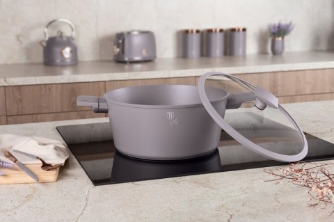 GARNEK TYTANOWY Z POKRYWĄ 28cm BERLINGER HAUS BH-8102 TAUPE Berlinger haus