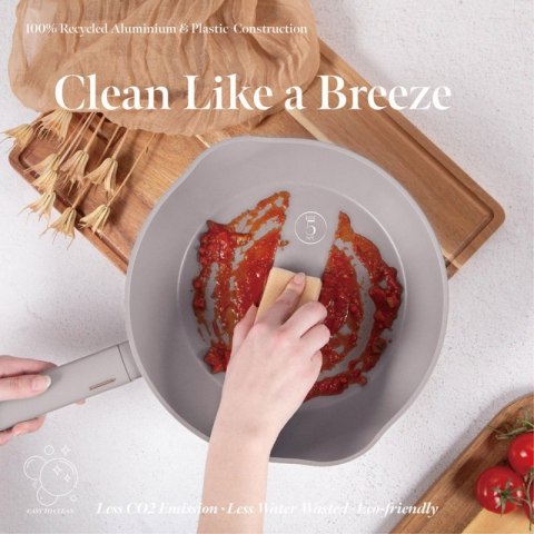 GŁĘBOKA PATELNIA TYTANOWA 24cm BERLINGER HAUS BH-8090 TAUPE Berlinger haus