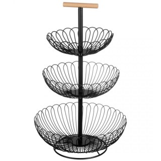 KOSZYK PIĘTROWY PATERA NA OWOCE 3 POZIOMY 3438 Brunbeste