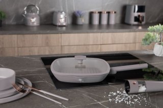 PATELNIA GRILLOWA TYTANOWA Z POKRYWĄ 28cm BERLINGER HAUS BH-8097 TAUPE Berlinger haus