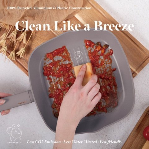 PATELNIA GRILLOWA TYTANOWA Z POKRYWĄ 28cm BERLINGER HAUS BH-8097 TAUPE Berlinger haus