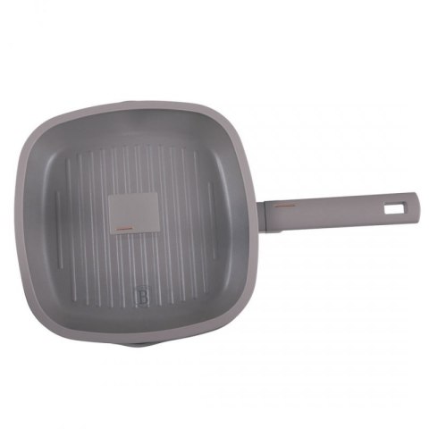 PATELNIA GRILLOWA TYTANOWA Z POKRYWĄ 28cm BERLINGER HAUS BH-8097 TAUPE Berlinger haus