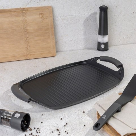 PŁYTA GRILLOWA TYTANOWA 47cm BERLINGER HAUS BH-8137 ANTRACIT Berlinger haus