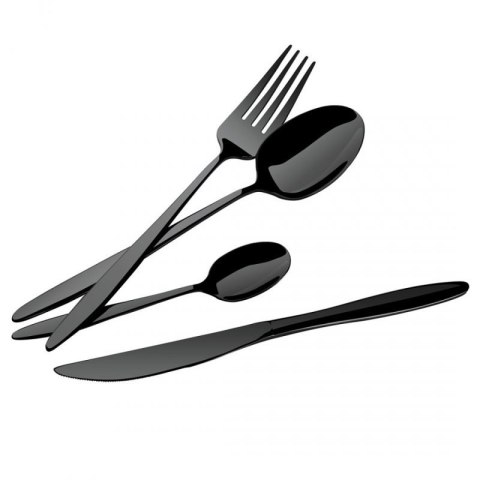 SZTUĆCE 24 ELEM. BERLINGER HAUS BH-3063 POŁYSK SHINY BLACK Berlinger haus