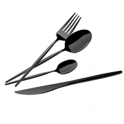 SZTUĆCE 24 ELEM. BERLINGER HAUS BH-3069 POŁYSK SHINY BLACK Berlinger haus