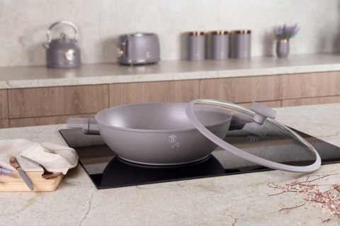 WOK TYTANOWY Z POKRYWĄ 30cm BERLINGER HAUS BH-8095 TAUPE Berlinger haus