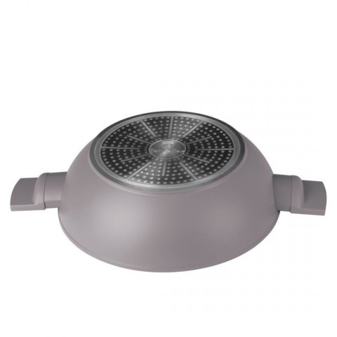WOK TYTANOWY Z POKRYWĄ 30cm BERLINGER HAUS BH-8095 TAUPE Berlinger haus