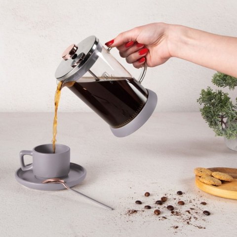 ZAPARZACZ TŁOKOWY DO KAWY HERBATY 600ml BERLINGER HAUS BH-8588 TAUPE Berlinger haus