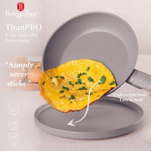 ZESTAW 3 PATELNI TYTANOWYCH BERLINGER HAUS BH-8108 TAUPE Berlinger haus