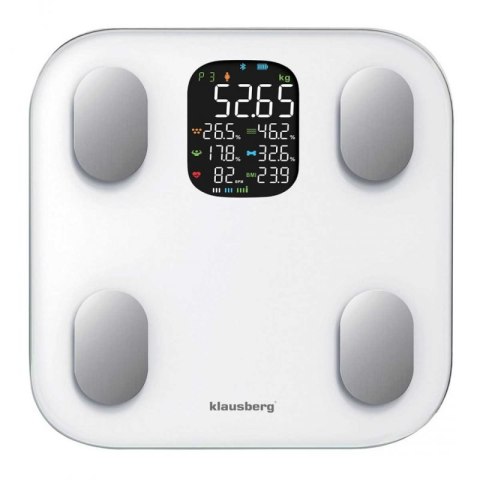ANALITYCZNA WAGA ŁAZIENKOWA SMART IOS ANDROID KLAUSBERG KB-7855 Klausberg